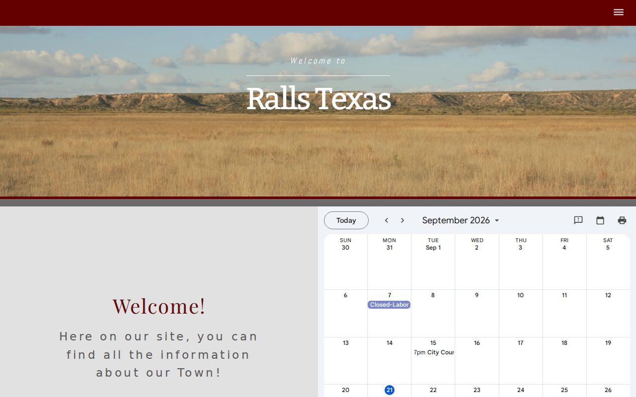 Ralls warrant records city hall website